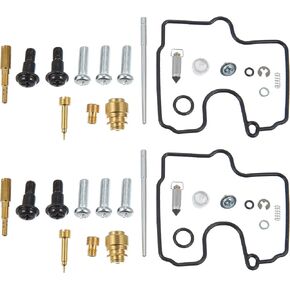 X AUTOHAUX 2 Set Carburetor Repair Rebuild Repair Parts Replacement for Suzuki SV 650 1999-2002