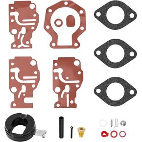 Carburetor Repair Rebuild Kit Replacement For Johnson Evinrude Carb 439073 431897 18-7219 6 8 9.9 15 20 HP