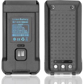 (2PCS) GM-30 Battery GM30 Battery BL-13UV Battery [2024 New Version 1800mAh] for Radioddity GM-30 Battery Radioddity MU-5 TIDRADIO TD-H5 TYT TH-UV88 Baofeng GM-15 Pro GMRS TP-8Plus UV-13 Pro Battery