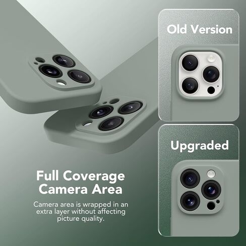 Magnetic for iPhone 14 Pro Max Case, Compatible with MagSafe, [Full Camera Protection][2 Screen Protectors] Silicone Shockproof Protective Phone Case for iPhone 14 Pro Max 6.7", Alpine Green in Saudi Arabia