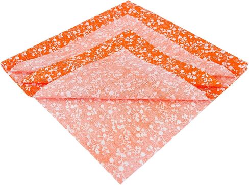 7PCS Flower Cotton Fabric Squares 20" x 20" Fat Quarter Fabric Bundles Craft Fabric for Patchwork Sewing Quilting Crafting DIY (Black) in Saudi Arabia