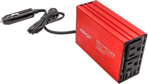 Hebron 150w Car Power Inverter – Portable 12V DC to 110V AC Charger – Cigarette Lighter Adapter – 2 USB Ports and 1 US AC Outlet in Saudi Arabia