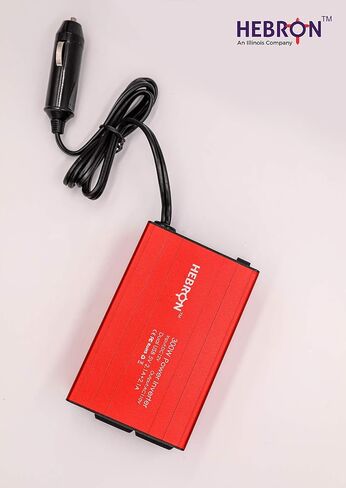 Hebron 150w Car Power Inverter – Portable 12V DC to 110V AC Charger – Cigarette Lighter Adapter – 2 USB Ports and 1 US AC Outlet in Saudi Arabia