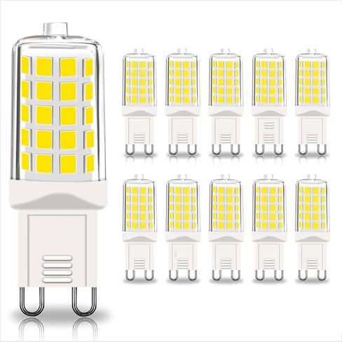 G9 LED Bulbs - 40W Equivalent, T4 Chandelier Light, 2700K Warm White 450lm, Non-Dimmable Bi-Pin G9 Base, 4W LED, 360° Beam Angle, 5-Pack in Saudi Arabia