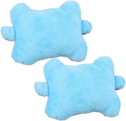 2Pcs Mini Wearable Mouse Wrist Rest Pillow Elastic Band Wrist Small Pillow Cushion Mouse Hand Rest Comfortable Wrist Support for Home Office Work Study Gaming, Blue in Saudi Arabia
