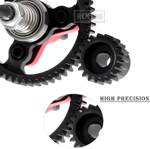 قابض شبشب معدني مع 50T Spur Gear (32-Pitch) 15T/17T/19T Pinions Gear ترقيات جزء لـ 1/10 Slash/Stampede/Rustler 4X4 VXL، استبدال قابض النعال المعدني 6878، أزرق in Saudi Arabia