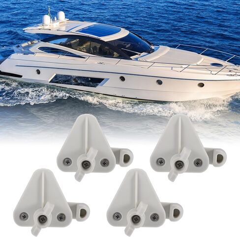 X AUTOHAUX 4pcs Pontoon Boat Gate Latches Replacement Fits 1-1.25 Inch Square Frames White in Saudi Arabia