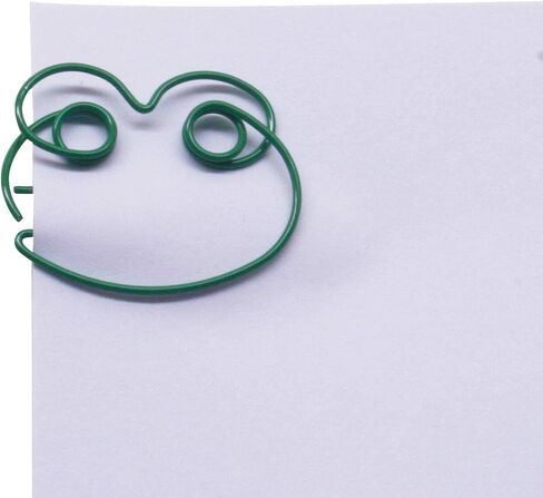 Butler in the Home 100 Count Frog Shaped Paper Clips Great for Paper Clip Collectors or Office Gift - Comes in Round Tin with Lid and Gift Box (Green) in Saudi Arabia