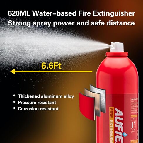 Fire Extinguisher for Home, Non-Toxic Fire Extinguishers for Vehicle,Kitchen, House, Car, Garage, Portable Small Water-Based Fire Extinguisher with Mounting Bracket 4 Pack in Saudi Arabia