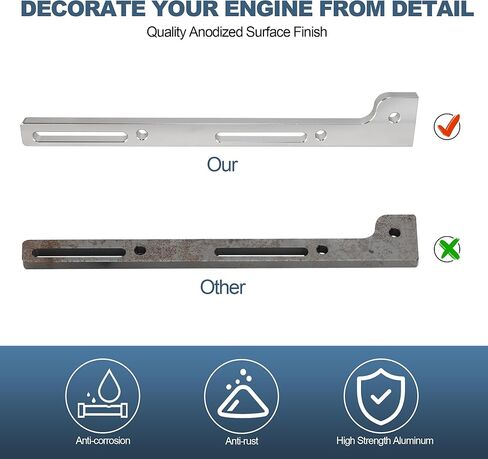 LS1 قابل للتعديل خنق كابل قوس الألومنيوم لLS LS1 LS2 LS6 كاتدرائية ميناء الصفائح المعدنية مشعب السحب، يصلح لشفروليه كامارو Z28 SS بونتياك GTO 551446 in Kuwait