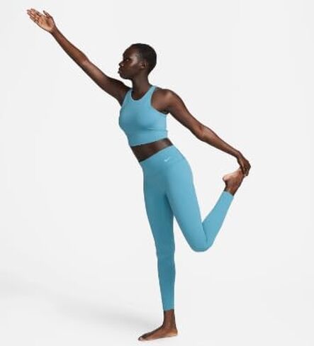 Nike Women's Dri-FIT Luxe Cropped Yoga Tank Top (US, Alpha, XX-Large, Regular, Regular, Noise Aqua) in Saudi Arabia