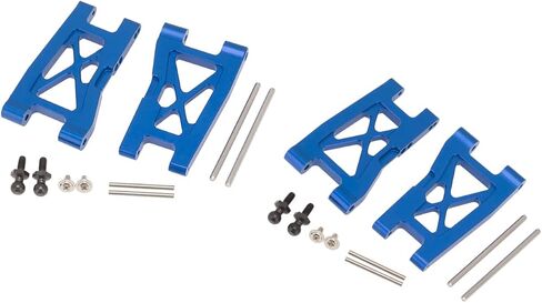 DKKY 4PCS Auminum Alloy Upgrade Parts Front&Rear Suspension Arm for 1/18 LaTrax Teton Desert Prerunner Replace #7630 (Blue) in Saudi Arabia