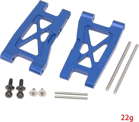 DKKY 4PCS Auminum Alloy Upgrade Parts Front&Rear Suspension Arm for 1/18 LaTrax Teton Desert Prerunner Replace #7630 (Blue) in Saudi Arabia