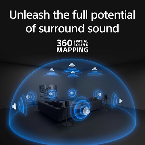 Sony BRAVIA Theater Bar 9 Sound Bar Surround Sound Home Theater with 13 Speakers, Dolby Atmos/DTS:X, 360 Spatial Sound Mapping, HDMI 2.1 and Supports Spotify Connect/Apple AirPlay (HT-A9000) in Saudi Arabia