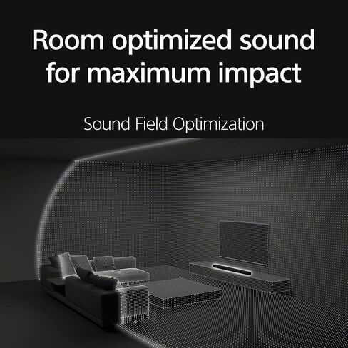 Sony BRAVIA Theater Bar 9 Sound Bar Surround Sound Home Theater with 13 Speakers, Dolby Atmos/DTS:X, 360 Spatial Sound Mapping, HDMI 2.1 and Supports Spotify Connect/Apple AirPlay (HT-A9000) in Saudi Arabia