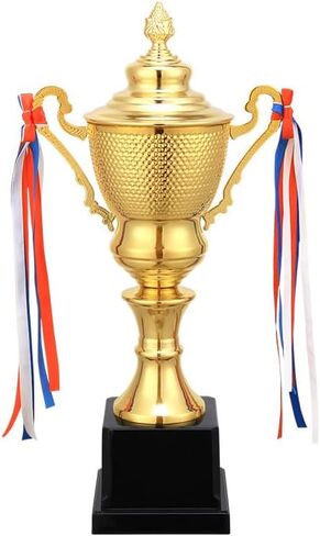 Trophy Award, Large Gold Trophies, 1st Place Trophy Cup for Sports Championships, Tournaments, Award Competitions, Spelling Bee, World Cup Trophy, Champions League Trophy in Saudi Arabia