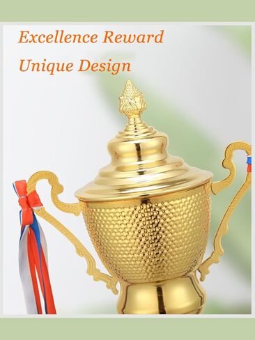 Trophy Award, Large Gold Trophies, 1st Place Trophy Cup for Sports Championships, Tournaments, Award Competitions, Spelling Bee, World Cup Trophy, Champions League Trophy in Saudi Arabia