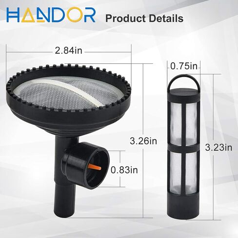 904-419 E5TZ9J306BA Fuel Tank Screen Sock Filter Fuel Pump Strainer Compatible with Fo-rd E350 E450 F250 F350 F450 F550 6.0 7.3L V8 Diesel, Replaces 4C4Z9365BA 4C4Z-9365-BA Fuel Pump Strainer in Saudi Arabia