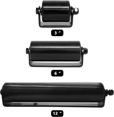 2Pack Slide Gate Guide Roller with C Post Welded Bracket, Hard Nylon Sliding Rolling Gates Guider, Heavy Duty Sealed Ball Bearing Side Roller Assembly (3 Inches - 2 Pack) in Saudi Arabia