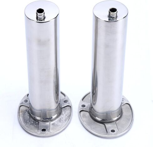 (Set of 2) Heavy Duty Stainless Steel 316 Deluxe Rod Holders with Drain, Flush Mount Fishing Rod Pole Holders, 90 Degree in Saudi Arabia