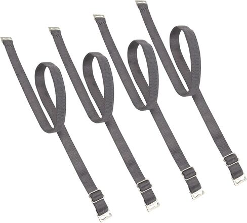 BOROLA Elastic Adjustable Removable Lingerie Straps 10mm Width Cotton Replacement Sexy Bra Shoulder Strap(4Pairs,Dark Gray) in Saudi Arabia