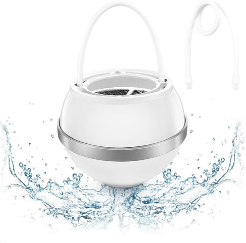 Bath Ball Filter, Bathtub Filter for Tub Faucet, BPA Free, Removes Hundreds of Contaminants, Purify Your Bathwater for Healthier Skin and Hair(White) in Saudi Arabia