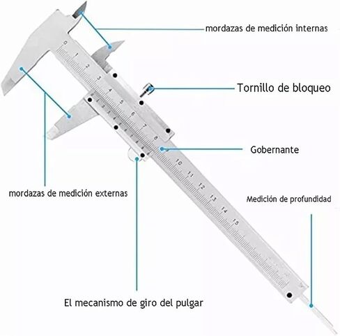 Caliper Depth Caliper 0.02mm Accuracy Digital Metalico Grande Digital, Caliper Tool Clear Scale 0.02mm Accuracy Carbon Steel For Woodworking in Saudi Arabia