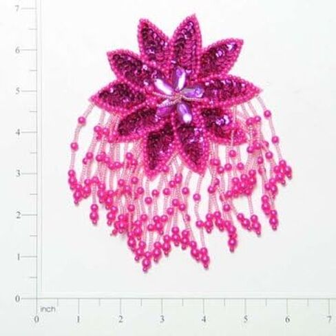 Expo International Sunburst Sequin Patches/Appliques, Fuchsia in Saudi Arabia