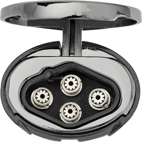 Xikar High Performance HP4 Diamond Quad Flame Cigar Lighter, in Attractive Gift Box, in-line Fuel Adjustment Wheel, Oversized Double EZ-View Fuel Windows, Matte Black in Saudi Arabia