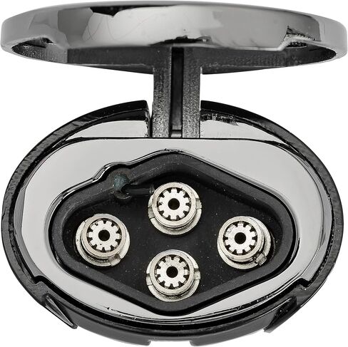 Xikar High Performance HP4 Diamond Quad Flame Cigar Lighter, in Attractive Gift Box, in-line Fuel Adjustment Wheel, Oversized Double EZ-View Fuel Windows, Matte Black in Saudi Arabia