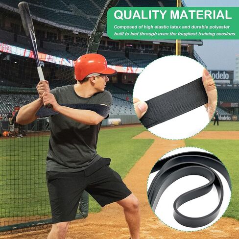 Baseball Swing Trainer Bands, Baseball Softball Resistance Bands, Arm Strength Training Equipment Exercise, Baseball Softball Swing & Pitching Training in Saudi Arabia