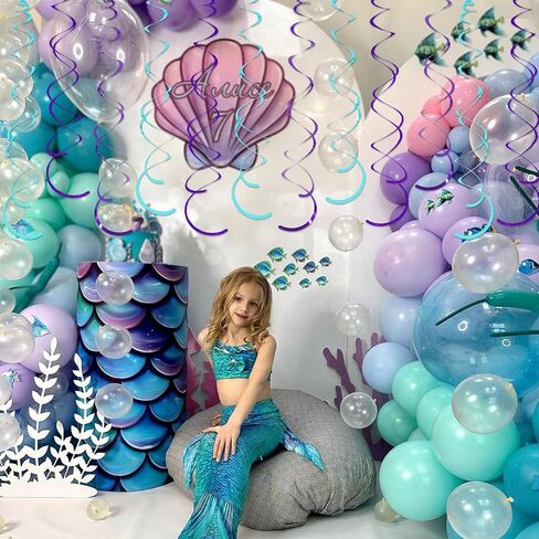 24 PCS Gold Foil Hanging Swirl, Sparkle Ceiling Hanging Decorations, Plastic Streamer Party Decorations, Swirl Decorations with Double-Swirls and Single-Swirls for Birthday, Baby Shower, Christmas in Saudi Arabia