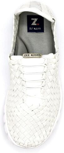 Zee Alexis Women's Danielle Breathable Lightweight Flexible Casual Comfortable Slip-On No-Tie Elastic Laces Woven Sneakers in Kuwait