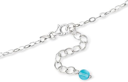 Ross-Simons Italian Multicolored Murano Glass Bead Necklace in Sterling Silver. 18 inches in Saudi Arabia