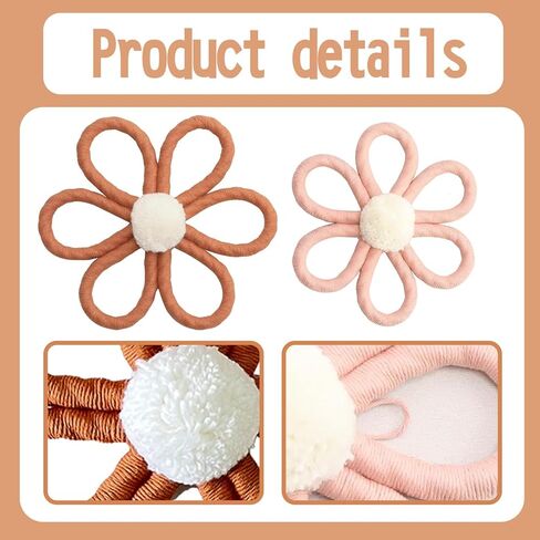 ديكور حائط على شكل زهرة الأقحوان من Ereniko Boho لغرفة نوم الفتيات وغرفة الأطفال وغرفة المعيشة وغرفة المعيشة in Kuwait