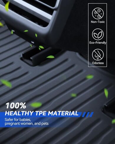 سجادات أرضية لسيارة Tesla Model 3 Highland 2024، 3 قطع من بطانات أرضية TPE مقاومة للانزلاق ومقاومة للماء لجميع الأحوال الجوية لطراز التحديث الجديد 3 من الملحقات الداخلية للسيارة in Kuwait