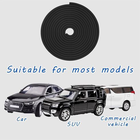 Car Door Protector Edge Guards, Universal Rubber Seal U Shape Car Door Protection, Automotive Door Entry Guard No Glue Required, Universal Car Accessories Fit for Most Cars, Sedans, SUV in Saudi Arabia