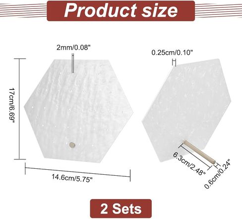 PH PandaHall 2pcs 28-Hole Earring Display Stands White Acrylic Earring Organizer Holder Hexagon Jewelry Display Props for Showcase Store Marketing Small Business Dangle Ear Studs 2.8x1.4x6.7 inch in Saudi Arabia