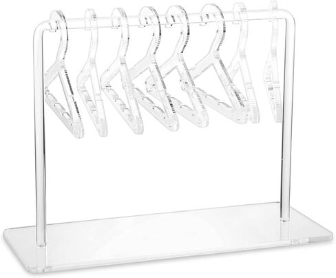Lusofie Earring Holder Organizer Earring Hanger Rack with Mini Hangers Acrylic Earring Holder Earring Display for Stud Earrings & Hoop Earrings(Rose gold) in Saudi Arabia