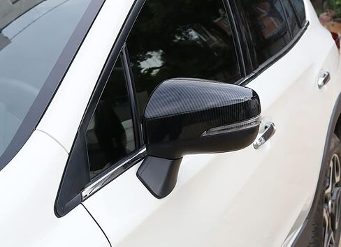 اكسسوارات السيارات صالح لسوبارو Crosstrek 2022 2021 2020 2019 2018 غطاء مرآة الباب الجانبي غطاء الكسوة (نمط ألياف الكربون) ABS 2 قطعة in Kuwait