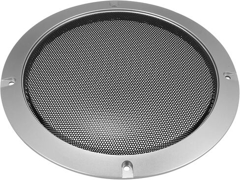 X AUTOHAUX 3" Speaker Grille Cover Mesh Trim Round Subwoofer Grille Horn Protective Guard Silver Tone Car Auto Stereo Accessories in Saudi Arabia