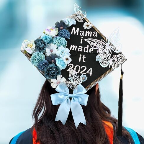 قبعة التخرج DIY - قبعة التخرج الساحرة لتزيين موسم التخرج، تغليف صندوق هدايا مصنوع يدويًا in Kuwait