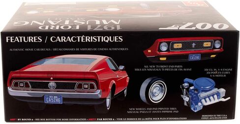 AMT James Bond 1971 Ford Mustang Mach I 1:25 Scale Model Kit (AMT1187M) in Saudi Arabia