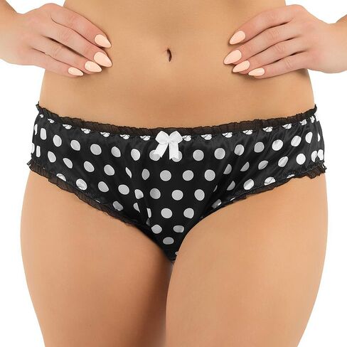 سراويل داخلية نسائية من الساتان بولكادوت تانجا بيكيني من الساتيني in Kuwait
