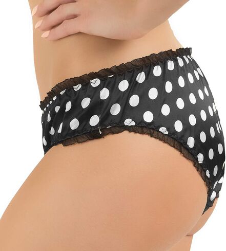 سراويل داخلية نسائية من الساتان بولكادوت تانجا بيكيني من الساتيني in Kuwait