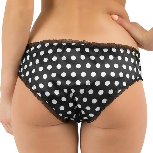 سراويل داخلية نسائية من الساتان بولكادوت تانجا بيكيني من الساتيني in Kuwait