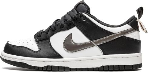 Nike Youth Dunk Low DH9764 001 Black White Metallic - Size 4Y in Saudi Arabia