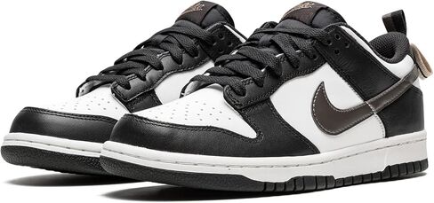 Nike Youth Dunk Low DH9764 001 Black White Metallic - Size 4Y in Saudi Arabia