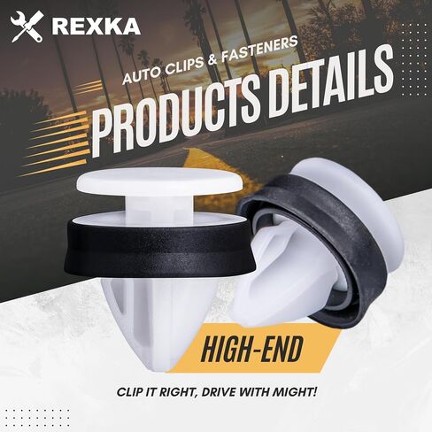 Rexka 50pcs Wheel Opening Molding Clip Retainer Compatible with Ford W716507-S300 Expedition EcoSport Transit 150 250 350 W716507S300 in Saudi Arabia