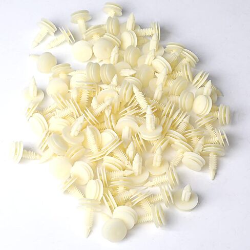 Generic مشابك السيارة لـ GM - 100 قطعة من النايلون للباب الأمامي، مشابك تثبيت للوحة GM 10153057-8mm in Kuwait